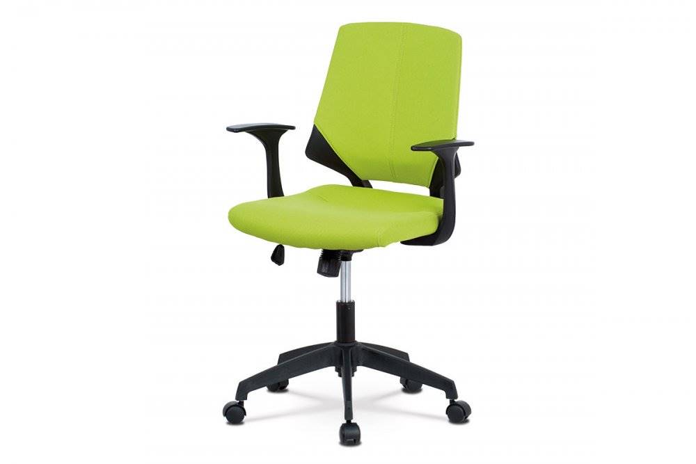 AUTRONIC  KA-R204 GRN kancelárska stolička, zelená látka, čierne plastové područky, značky AUTRONIC