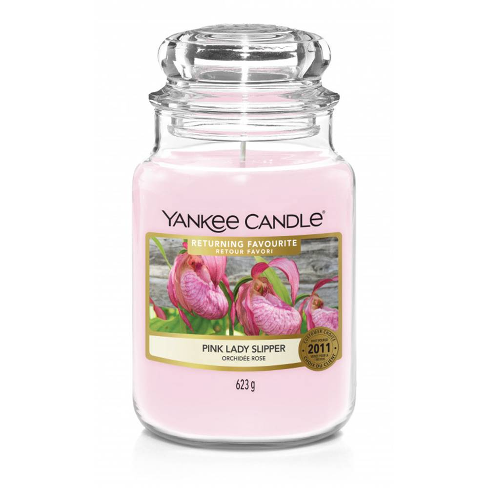 Yankee Candle YANKEE CANDLE 1631416E SVIECKA VELKA PINK LADY SLIPPER, značky Yankee Candle