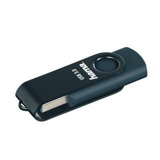 HAMA 182463 USB 3.0 FLASH DRIVE ROTATE, 32 GB, 70 MB/S, PETROLEJOVA MODRA