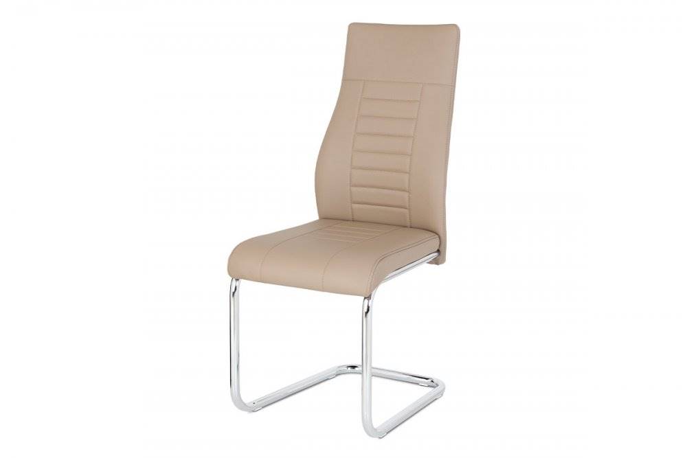 AUTRONIC  HC-955 CAP jedálenská stolička, koženka kapučíno, chróm, značky AUTRONIC