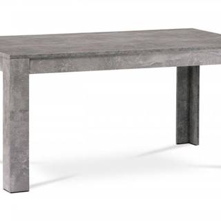 AUTRONIC DT-P160 BET Jedálenský stôl 160x90x74 cm, MDF, lamino dekor betón
