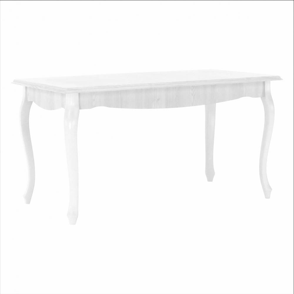 Kondela KONDELA Jedálenský stôl DA19, sosna biela, 146x76 cm, VILAR, značky Kondela