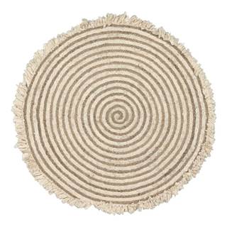 Prírodný koberec z juty Kave Home Gisel, ø 120 cm