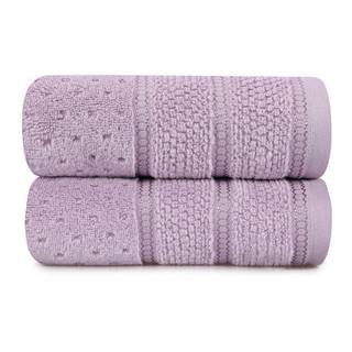 Hobby Súprava 2 fialových bavlnených uterákov Foutastic Arella, 50 x 90 cm, značky Hobby