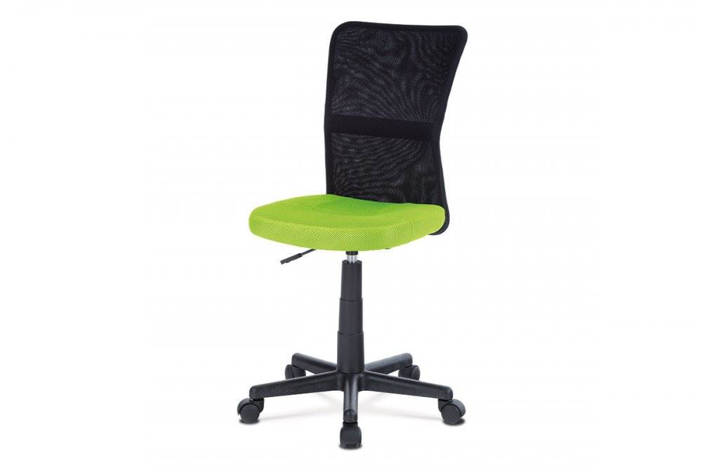 AUTRONIC  KA-2325 GRN kancelárska stolička, zelená mesh, plastový kríž, sieťovina čierna, značky AUTRONIC