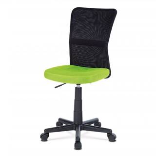 AUTRONIC  KA-2325 GRN kancelárska stolička, zelená mesh, plastový kríž, sieťovina čierna, značky AUTRONIC