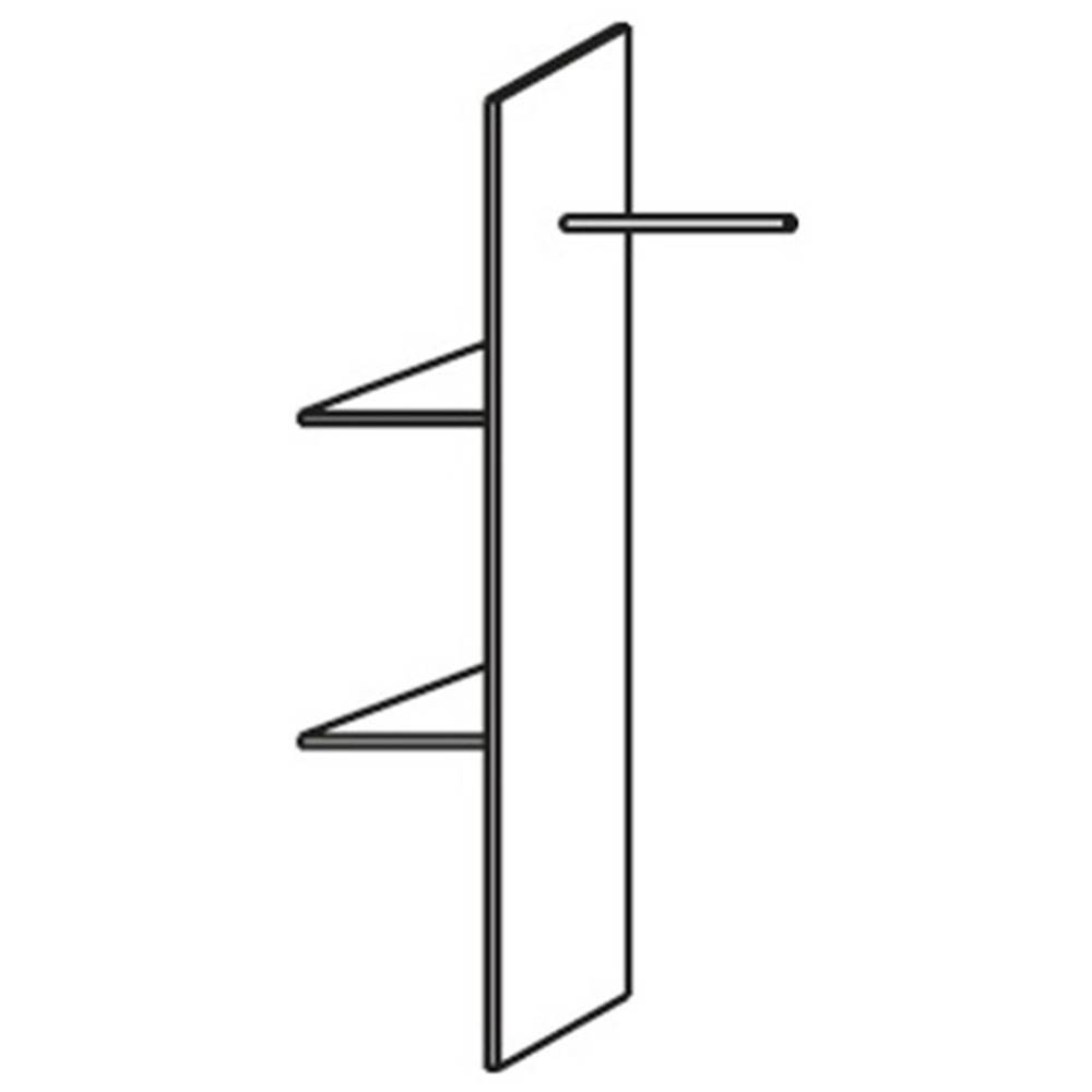 Sconto Vnútorný rozdeľovač skrine PACK´S 2 police, šatníková tyč, značky Sconto