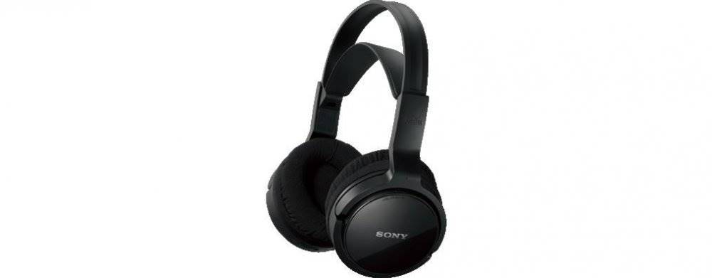 Sony  MDRRF811RK, černá bezdrátová sluchátka typu RF, značky Sony
