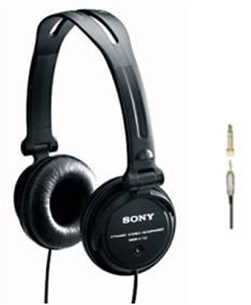 Sony  MDRV150, černá uzavřená sluchátka Xtra Bass, značky Sony