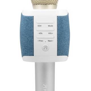 Technaxx FABRIC bluetooth karaoke mikrofon, 2x5W repro, modrá (BT-X44)