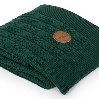 CEBA  Deka pletená v darčekovom balení 90x90 Rybia kosť Emerald, značky CEBA