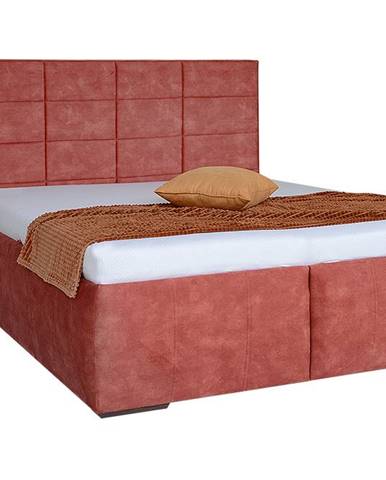 ENA vysoká čalúnená posteľ s úložným priestorom