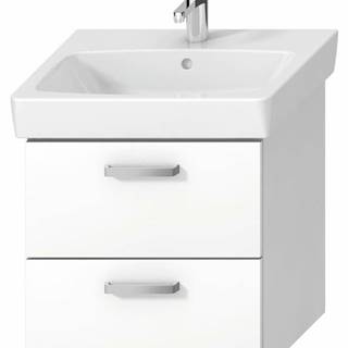 Kúpeľňová skrinka pod umývadlo Jika Lyra Plus Viva 54x41,6x55 cm biela