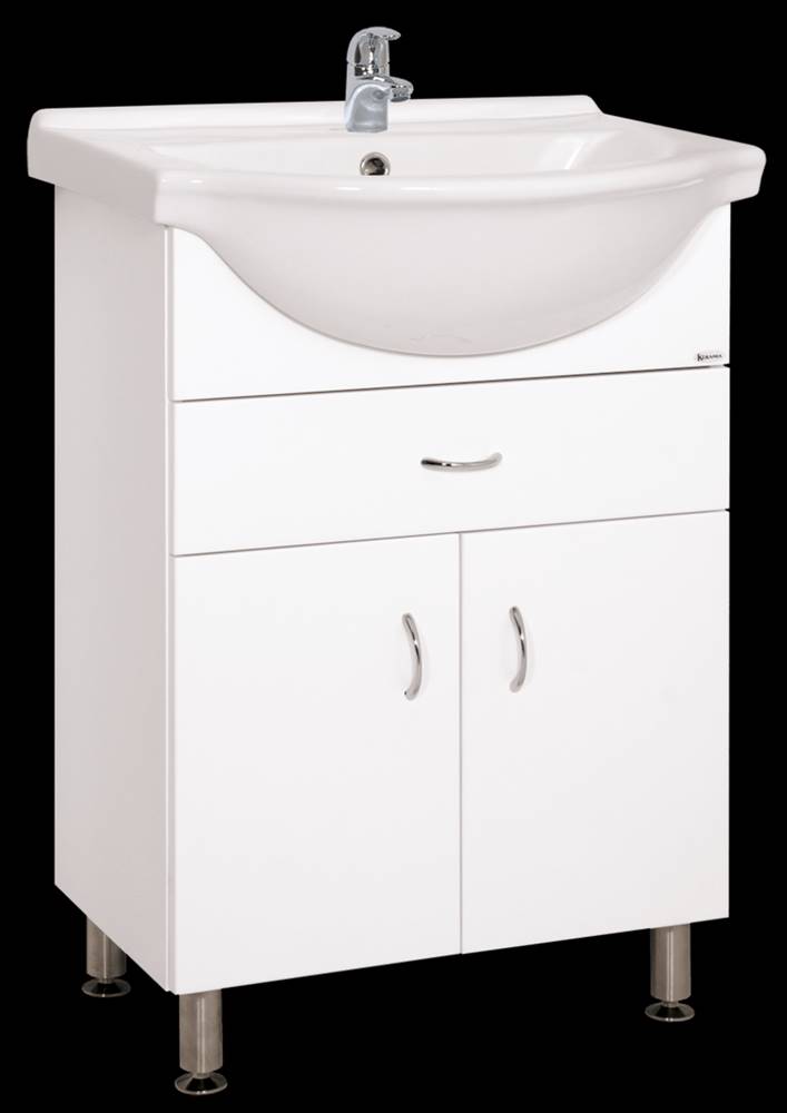 Keramia Kúpeľňová skrinka s umývadlom  Pro 60x50 cm biela PRO60Z, značky Keramia