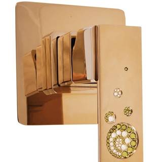 Sprchová batéria RAV Slezák vrátane podomietkového telesa v zlatom prevedení ROYAL1083Z