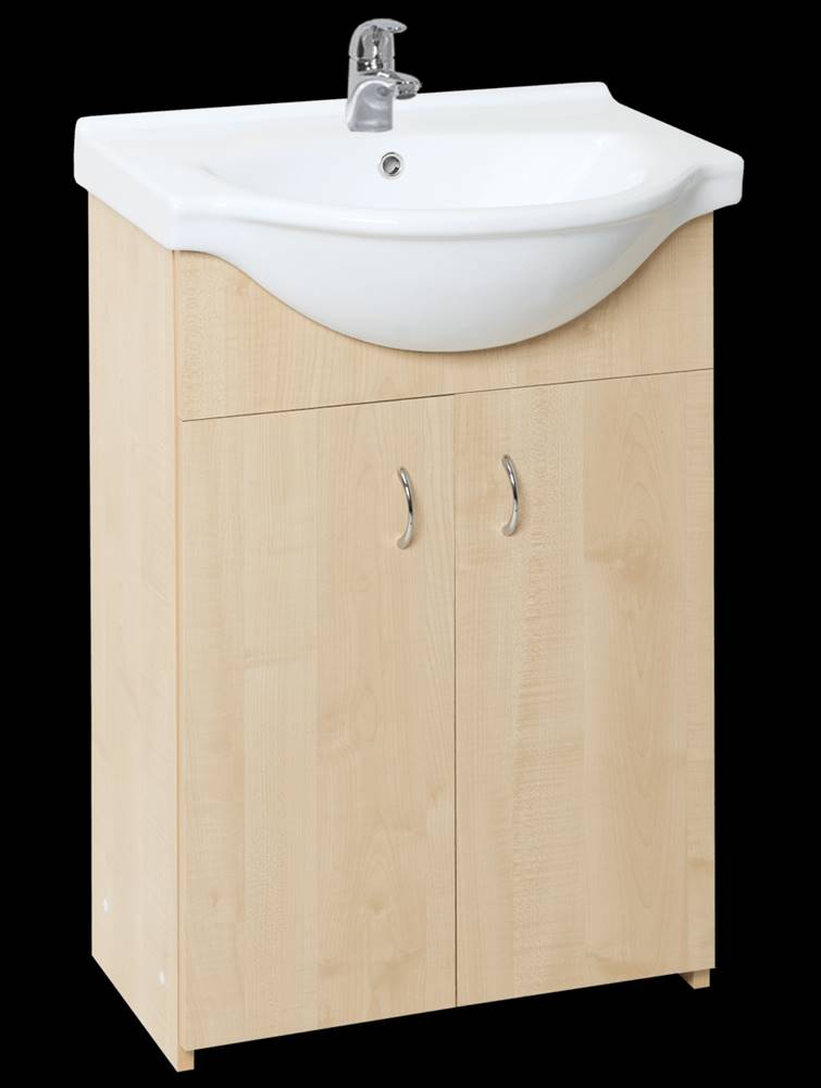 Multi Kúpeľňová skrinka s umývadlom  Simple 55,5x42,4 cm breza SIMPLE55BR, značky Multi