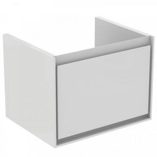 Kúpeľňová skrinka pod umývadlo Ideal Standard Connect Air 53x40,9x40 cm v kombinácii biela lesk / svetlo šedá mat E0846KN