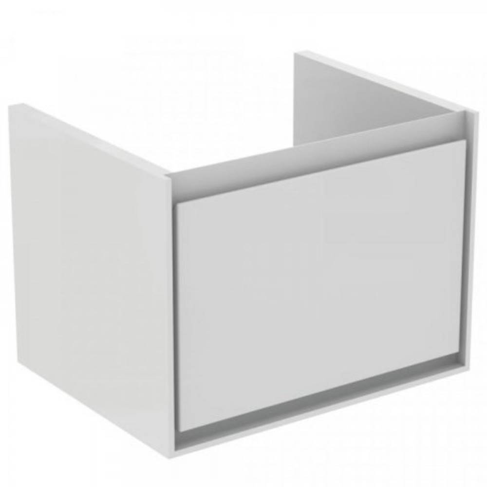 Ideal Standard Kúpeľňová skrinka pod umývadlo  Connect Air 53x40,9x40 cm v kombinácii svetlo šedá lesk / biela mat E0846EQ, značky Ideal Standard