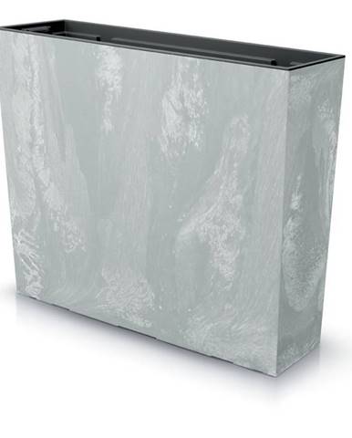 Kvetináč URBI Case Beton 580x180x498 mm, vzhľad betón, vložka