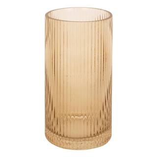 PT LIVING Svetlohnedá sklenená váza  Allure, výška 20 cm, značky PT LIVING