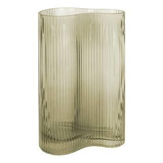 PT LIVING Zelená sklenená váza  Wave, výška 27 cm, značky PT LIVING