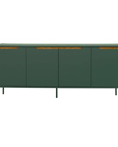 Zelená komoda Tenzo Switch, 173 x 76 cm
