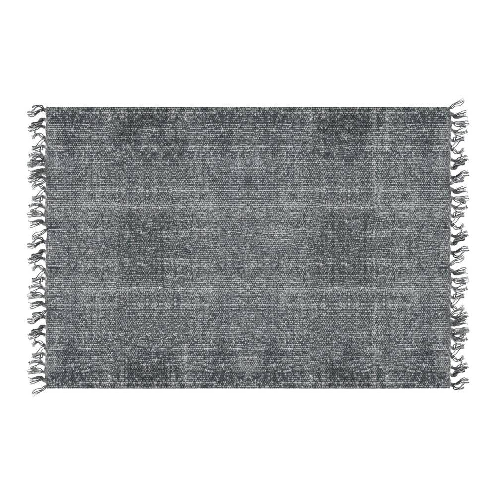 PT LIVING Čierny bavlnený koberec  Washed, 140 × 200 cm, značky PT LIVING