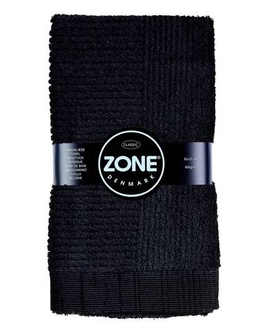 Čierny uterák Zone Classic, 50 × 70 cm