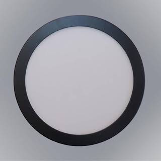 LED kruhový panel 12W 4200K okrúhly čierny