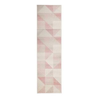 Flair Rugs Ružový koberec  Urban Triangle, 60 x 220 cm, značky Flair Rugs