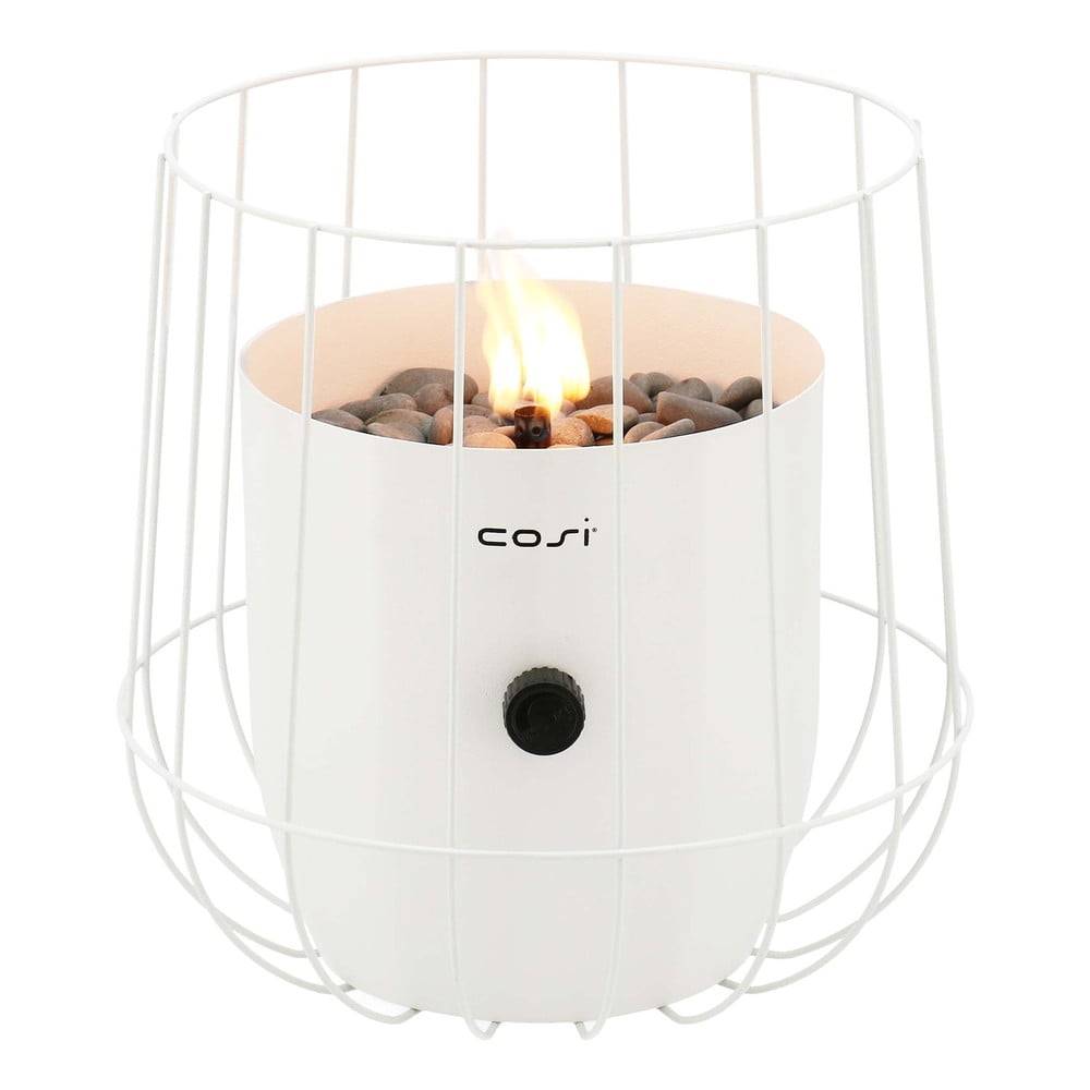 COSI Biela plynová lampa Cosi Basket, výška 31 cm, značky COSI