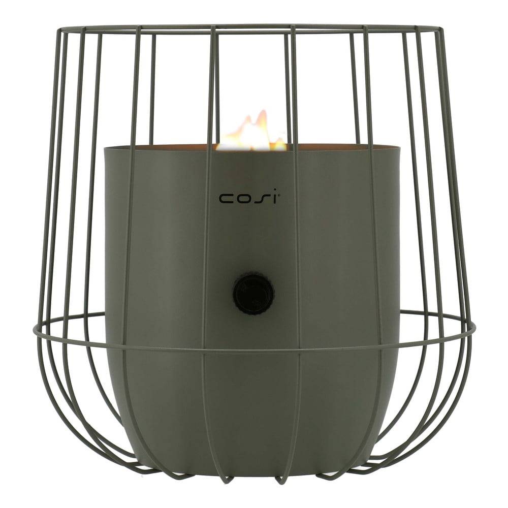 COSI Olivovozelená plynová lampa Cosi Basket, výška 31 cm, značky COSI