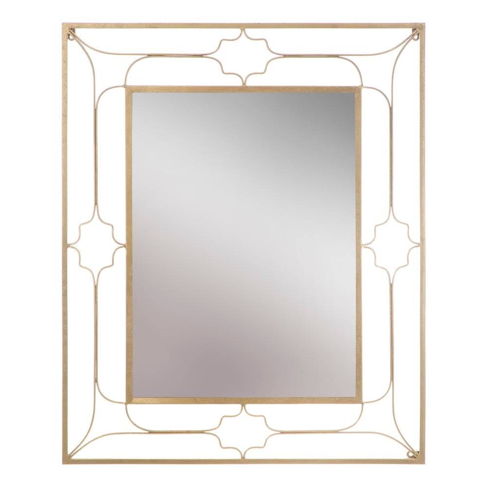 Mauro Ferretti Nástenné zrkadlo v zlatej farbe  Balcony, 80 × 100 cm, značky Mauro Ferretti
