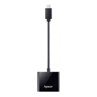 APACER Apacer čítačka pamäťových kariet USB typ C, AM532, microSD, SD, externý, čierna, značky APACER
