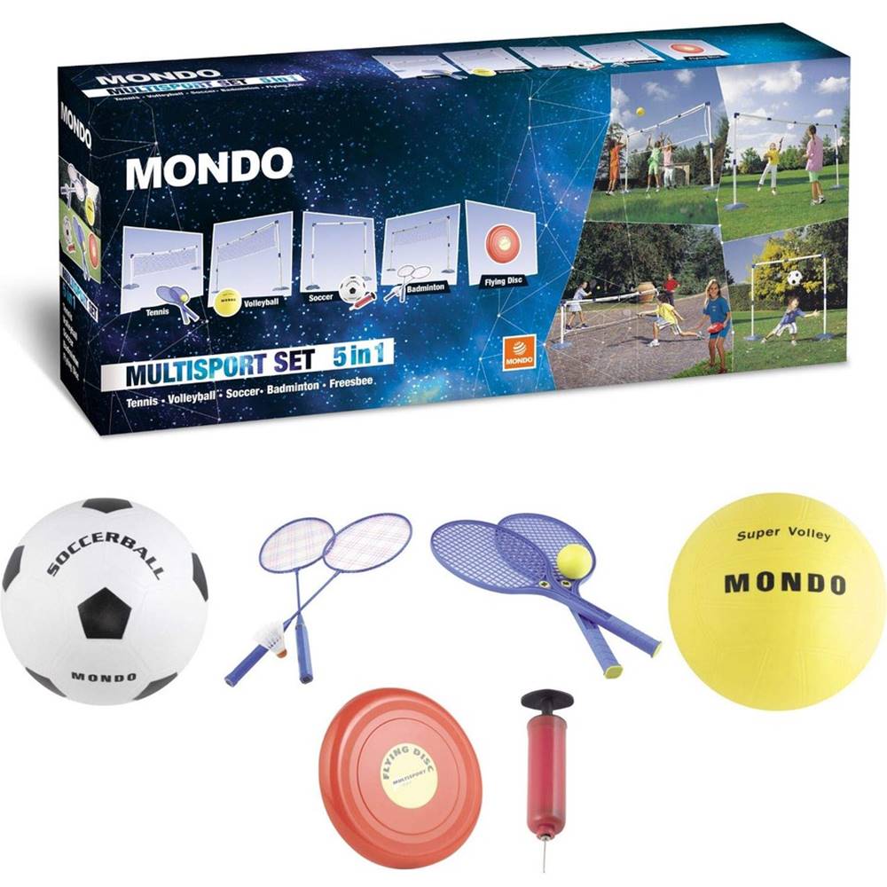 MONDO-TOYS Športová sada Mondo Multisport 5v1, značky MONDO-TOYS