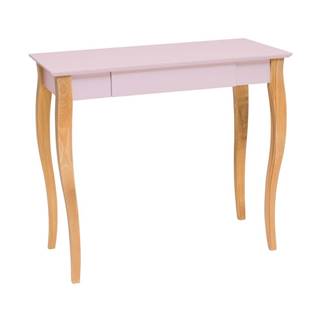 Ragaba Ružový písací stôl  Lillo, dĺžka 85 cm, značky Ragaba
