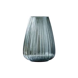 Bitz Sivá sklenená váza  Kusintha, výška 22 cm, značky Bitz