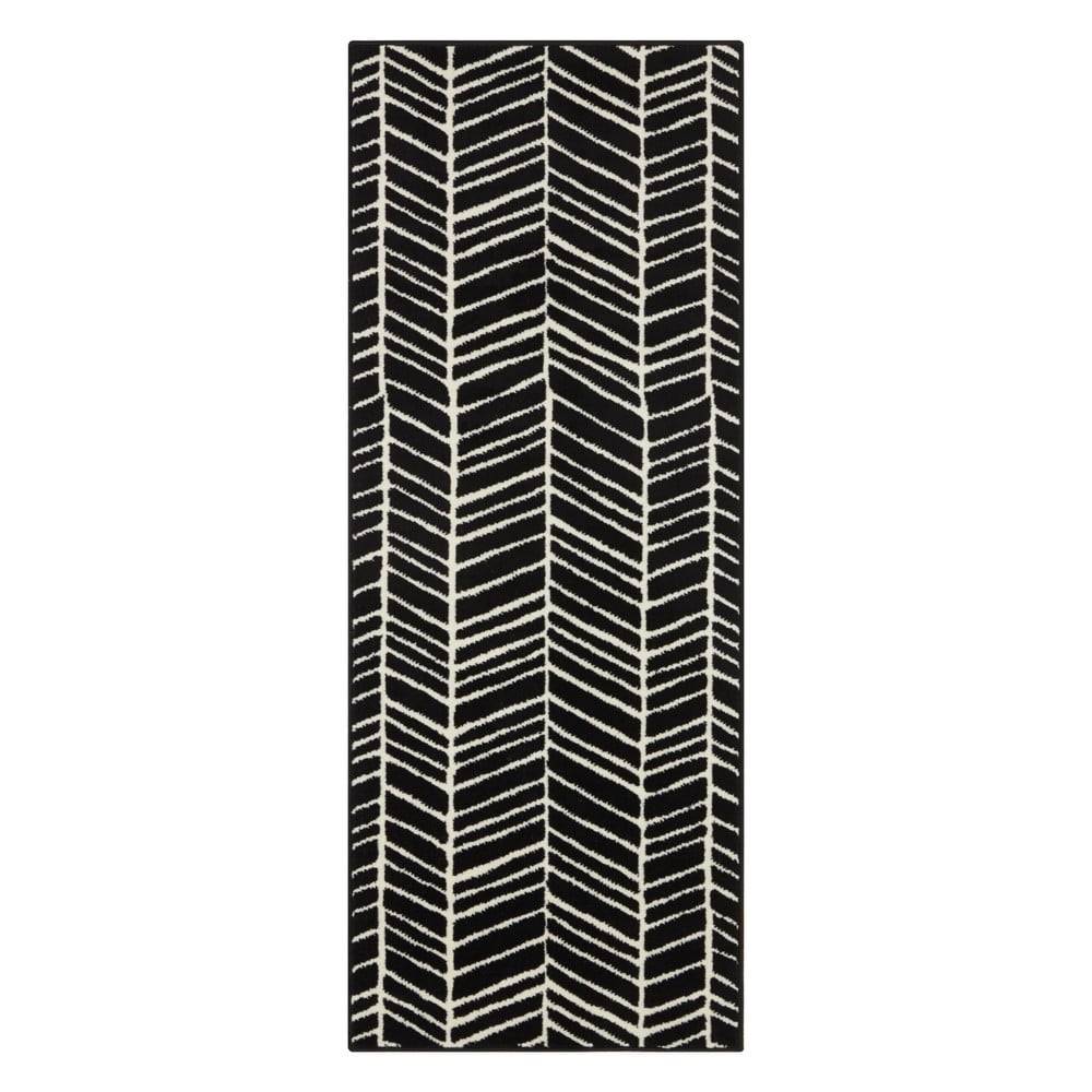 Ragami Čierny behúň  Velvet, 80 x 250 cm, značky Ragami