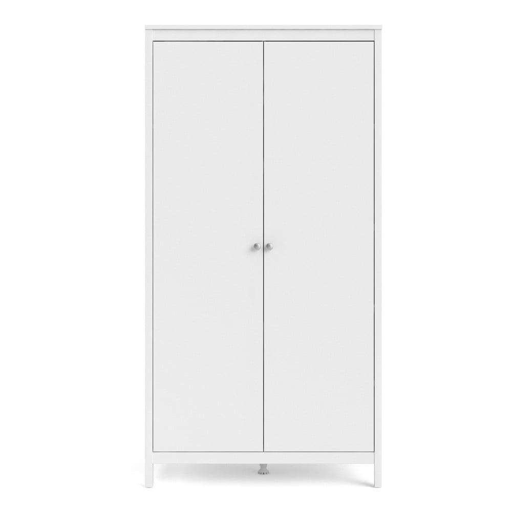 Tvilum Biela šatníková skriňa  Madrid, 102 x 199 cm, značky Tvilum