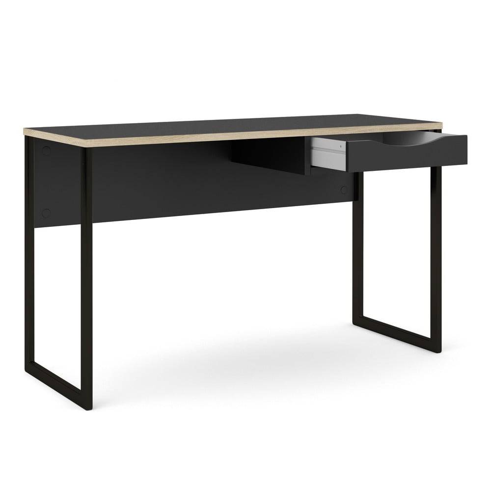 Tvilum Čierny pracovný stôl  Function Plus, 130 x 48 cm, značky Tvilum