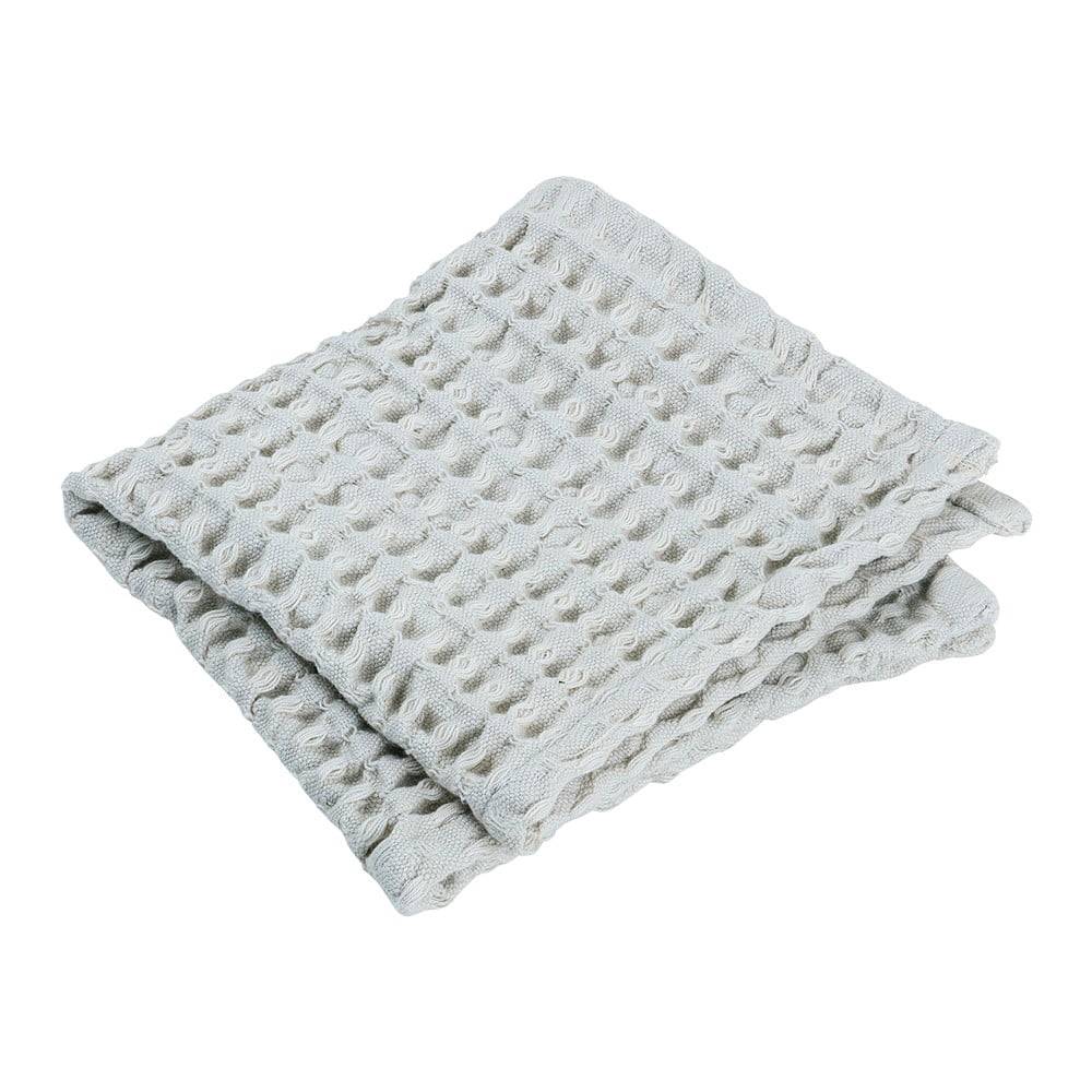 Blomus Súprava 2 svetlomodrých bavlnených uterákov  Micro Chip, 30 x 30 cm, značky Blomus