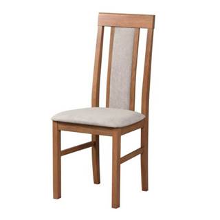 Jedálenská stolička NILA 2 dub stirling/béžová