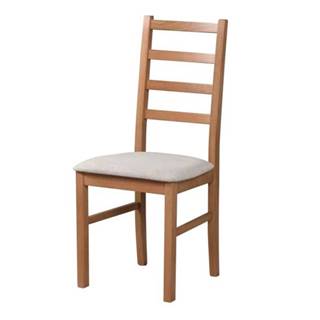 Jedálenská stolička NILA 8 dub stirling/béžová