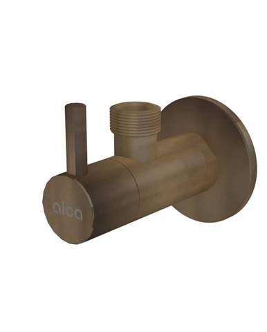 Rohový ventil Alca s filtrom 1/2"×1/2", okrúhly bronz-antic ARV003ANTIC