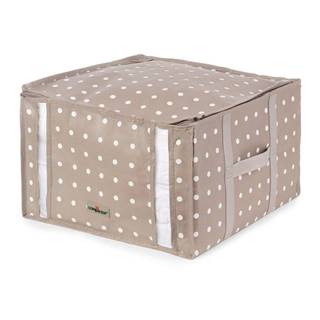 Svetlohnedý úložný box na oblečenie Compactor Rivoli, 42 x 40 cm