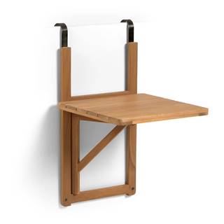Kave Home Nástenný skladací balkónový stolík z akáciového dreva  Amarilis, značky Kave Home