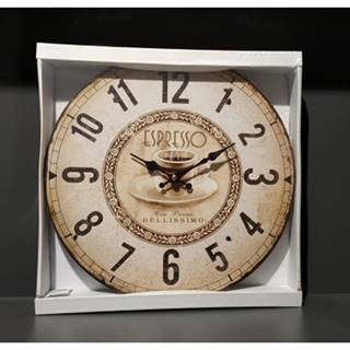 Nástenné hodiny Espresso, 33 cm