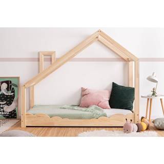 Adeko Domčeková posteľ z borovicového dreva  Luna Drom, 90 x 200 cm, značky Adeko