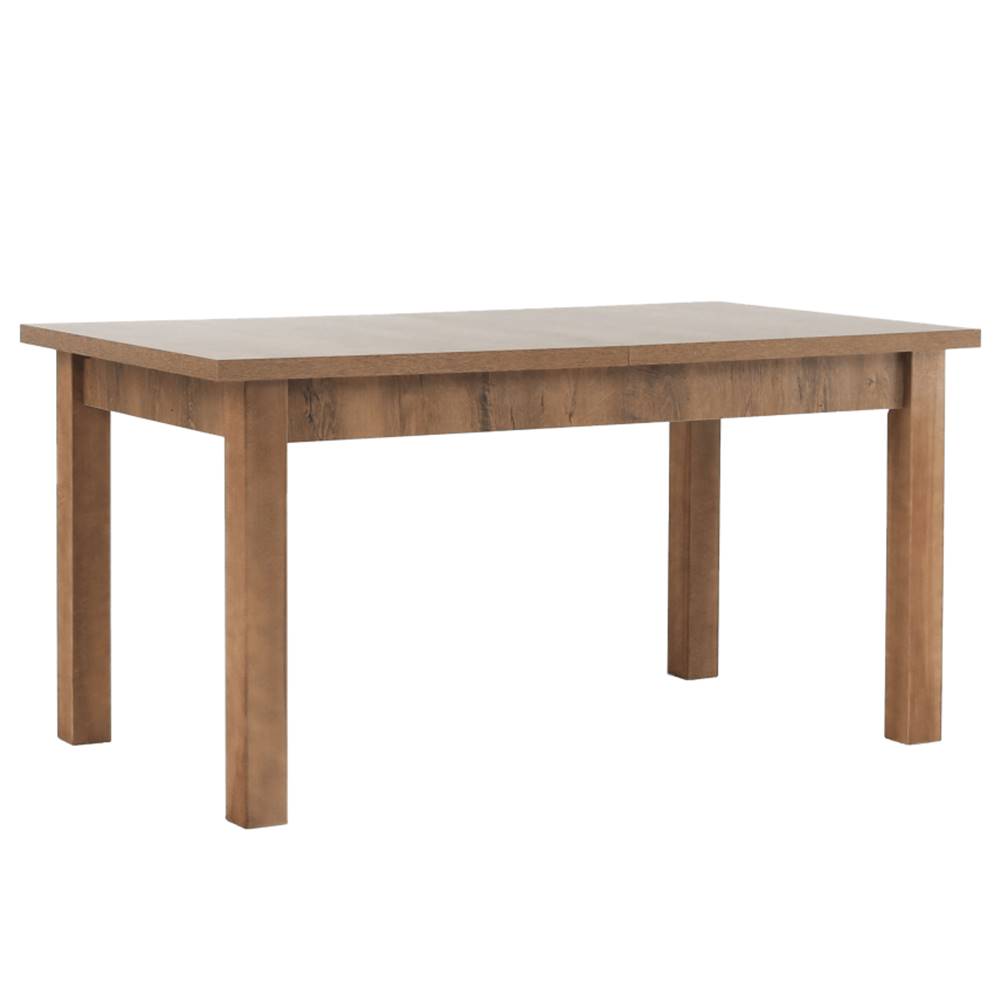 Kondela KONDELA Jedálenský stôl, rozkladací, dub lefkas tmavý, 160-203x90 cm, MONTANA STW, značky Kondela