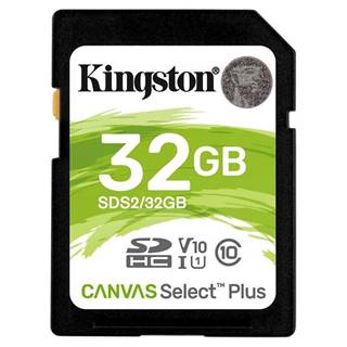 Kingston KINGSTON 32GB SDHC CANVAS SELECT PLUS U1 V10 CL10 100MB/S, značky Kingston